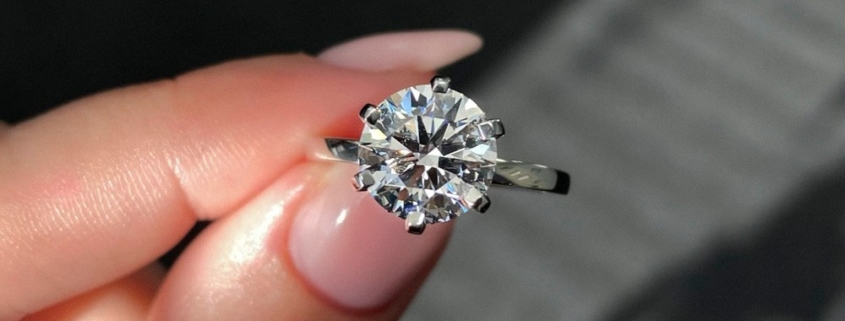 A Platinum Diamond Engagement Ring